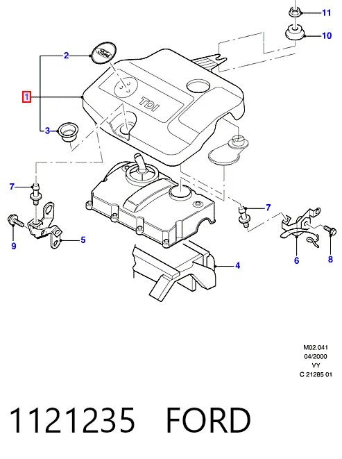 Tampa de motor decorativa Ford Galaxy  WGR ao melhor preço