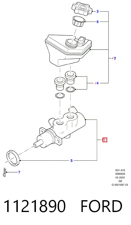 Compre M24043 Brembo Cilindro mestre do freio