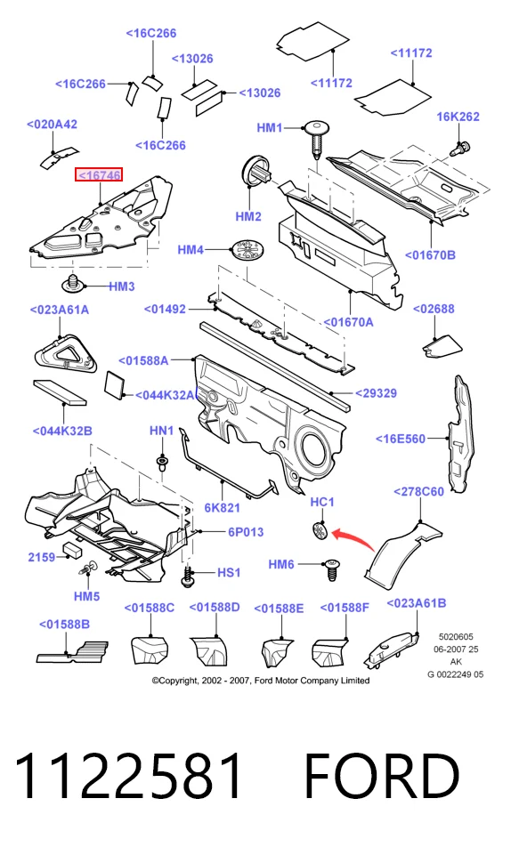 Compre Isolamento de ruído da capota Ford Focus 1