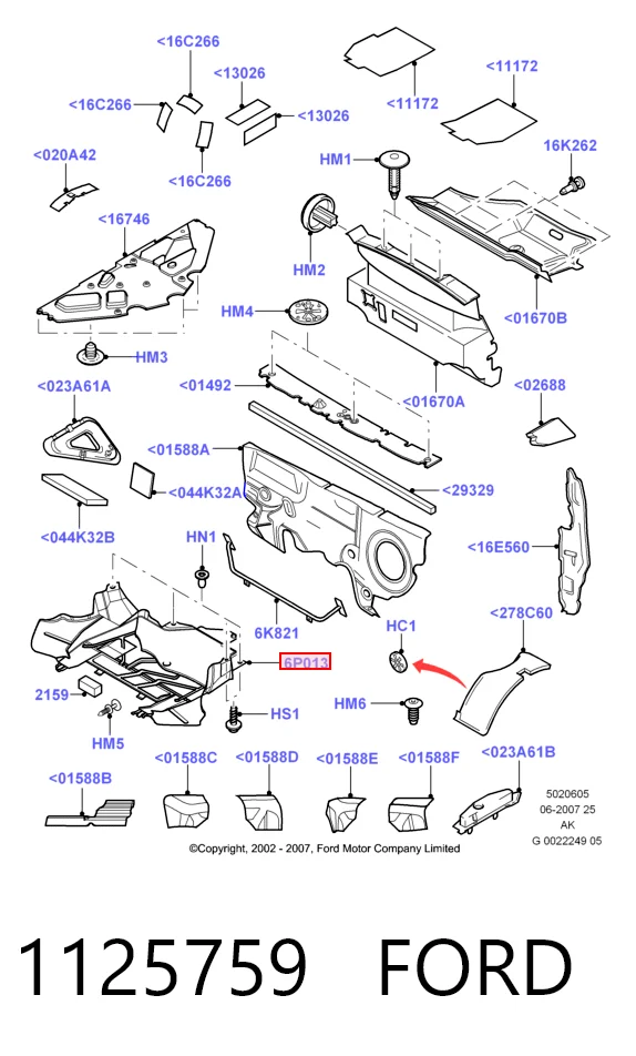 Proteção de motor, de panela (da seção de motor) Ford Focus I DFW ao melhor preço