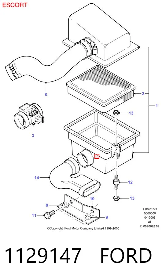  Escort V hatchback (1990-1992) original desde 10,96 €