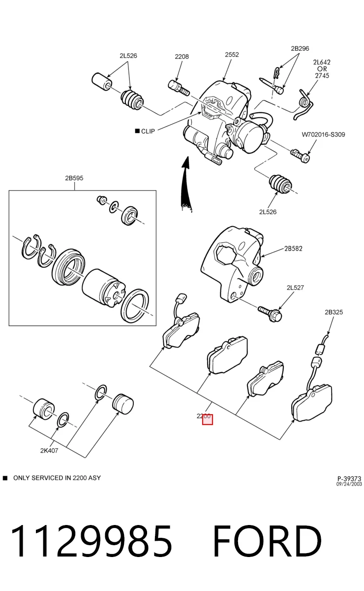 para Ford Mondeo II (BFP)