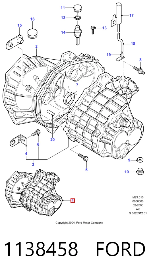 Caixa de Mudança montada (caixa mecânica de velocidades) Ford Mondeo III B4Y