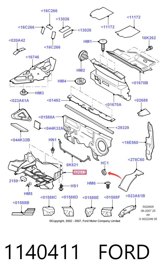 1140411 Ford