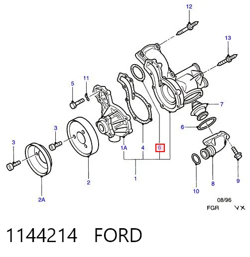 Vedante de termostato para Audi A6 C5 4B2, 4B4