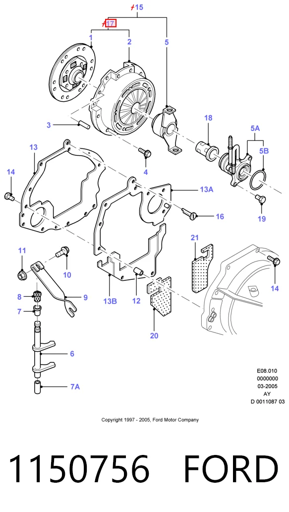 Compre Kit de embraiagem (3 peças) Ford Mondeo 1