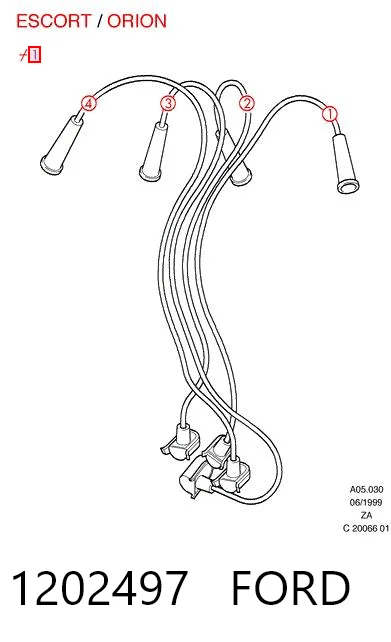 Fios de alta voltagem, kit Ford Fiesta preço, a partir de 18,12 USD