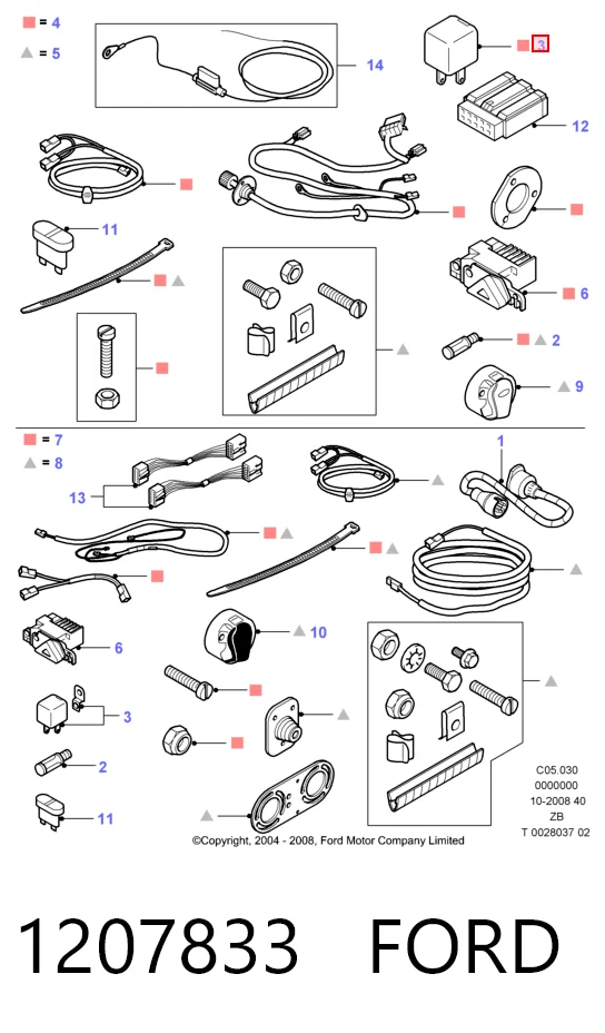 Relê de pisca-pisca para Ford Fusion  JU