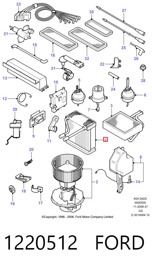AE240000S Mahle Original Vaporizador de aparelho de ar condicionado
