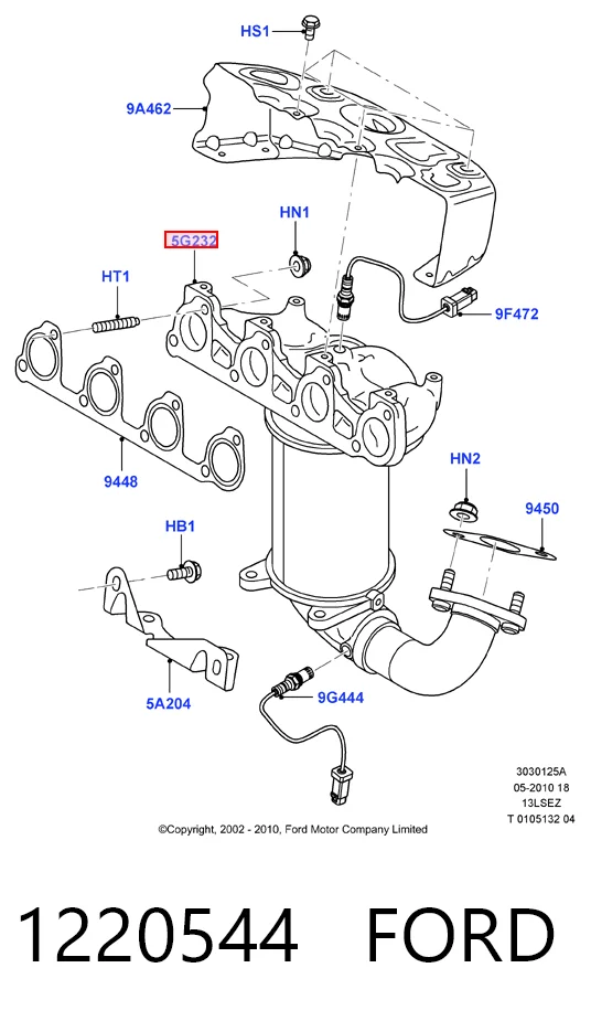  Convertidor - catalisador Mazda 2 I hatchback (DY) (2003 - 2007) I