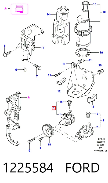  para Ford Fiesta IV (JAS, JBS)