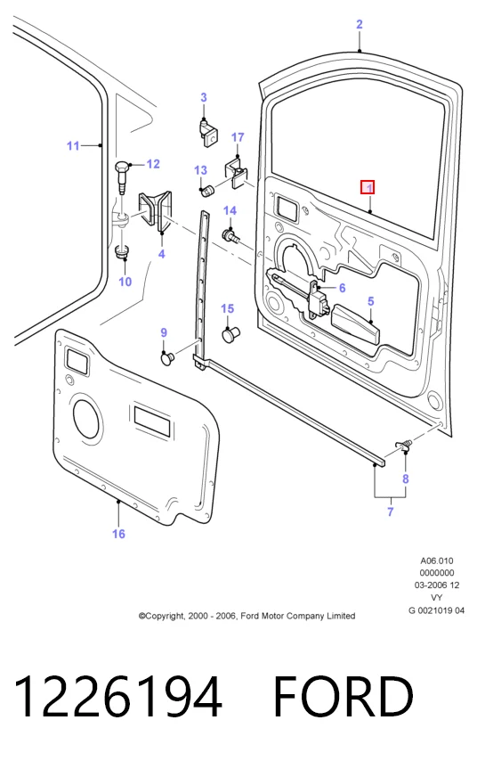 Compre Porta dianteira esquerda Ford Galaxy 