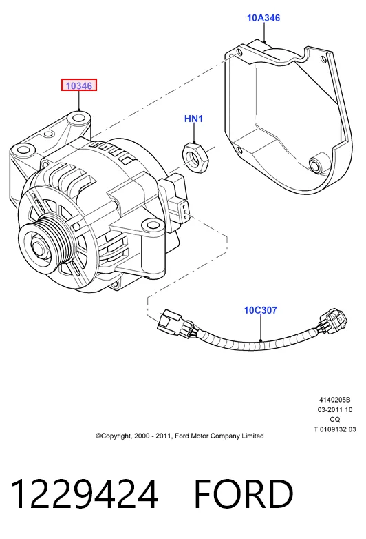 1229424 Ford Gerador