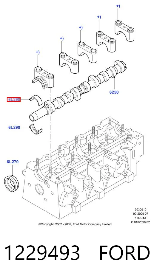 BC5004STD FAI Folha inserida da árvore distribuidora, kit, padrão