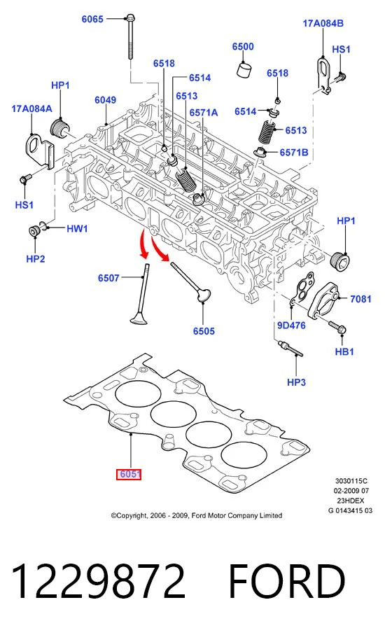 Compre Vedante de cabeça de motor (CBC) Ford Maverick 2