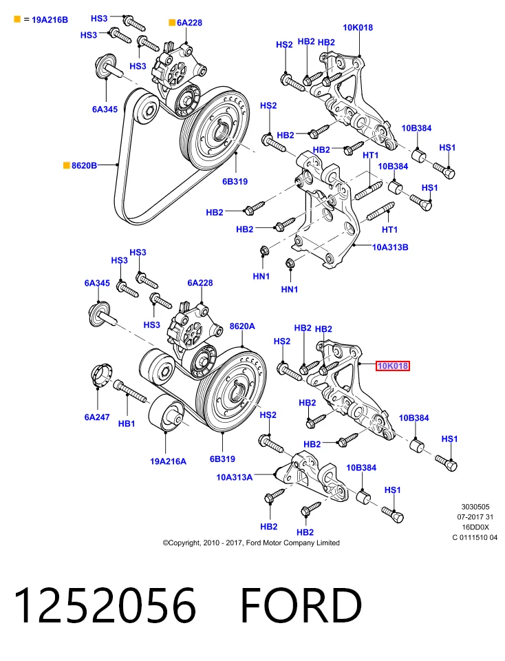 Consola do gerador para Ford C-Max DM2