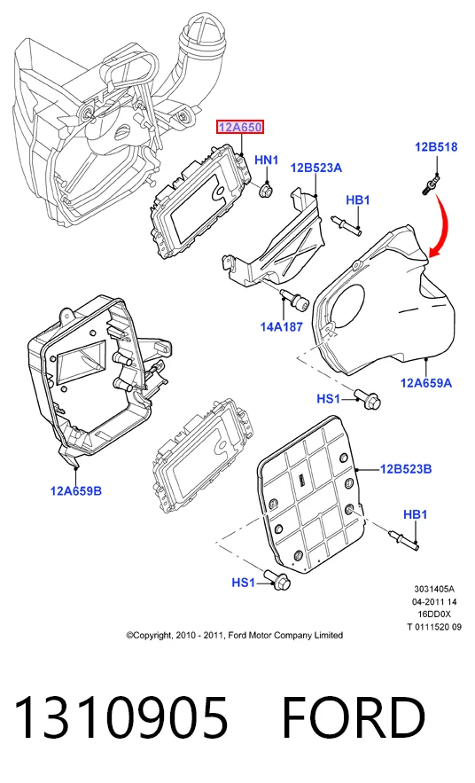 Módulo de direção (Centralina eletrônica) de motor Ford C-Max  DM2 ao melhor preço