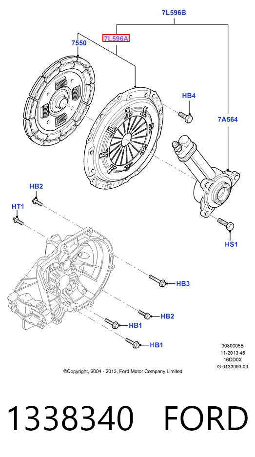 Compre 622312809 INA Kit de embraiagem (3 peças)