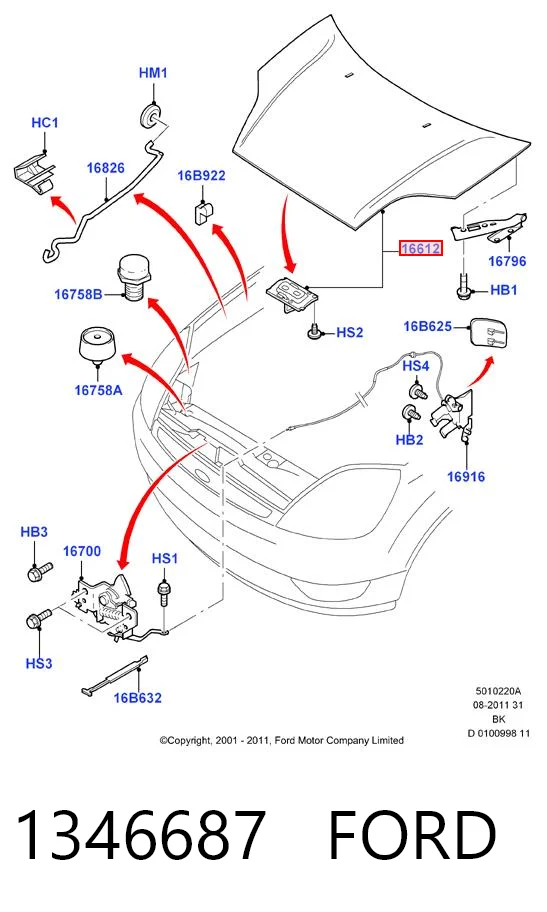 Capota para Ford Fusion  JU