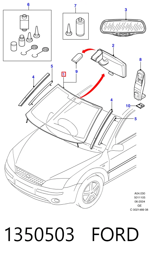 Compre Pára-brisas Ford Mondeo 3