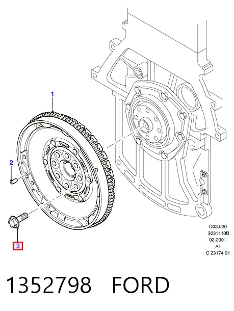 Volante de motor para Ford Mondeo IV CA2