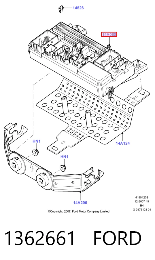 Unidade de dispositivos de segurança Ford Focus preço, a partir de 122,70 USD