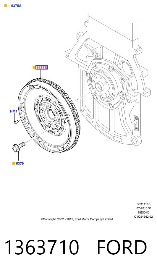 Volante de motor Ford Mondeo IV CA2