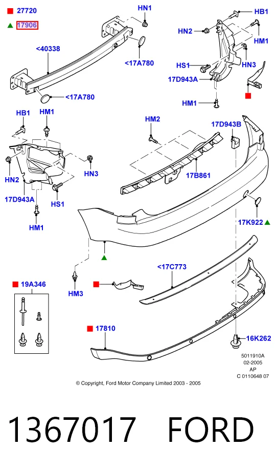  para Ford C-Max  (DM2)