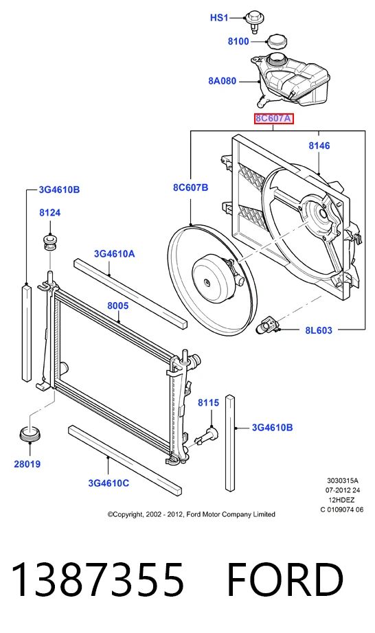 Difusor do radiador de esfriamento, montado com motor e roda de aletas NRF 47978 preço, a partir de 79,46 USD