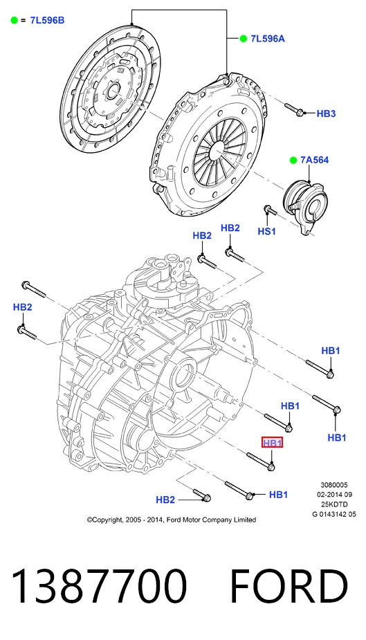 1387700 Ford
