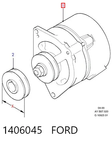 1406045 Ford Gerador