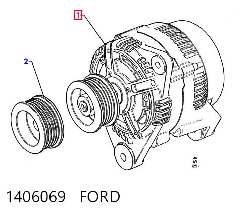 Gerador para Ford Mondeo I GBP