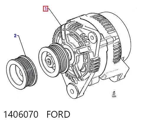 1406070 Ford Gerador