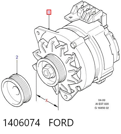 1406074 Ford Gerador
