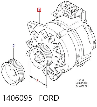 1406095 Ford Gerador