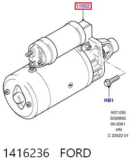 1416236 Ford Motor de arranco