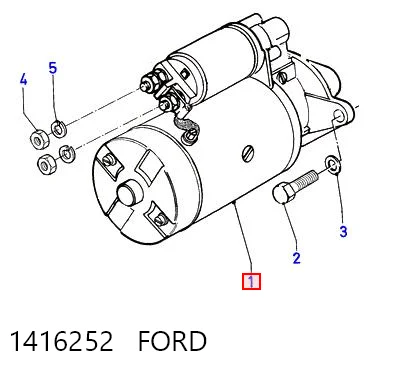 1416252 Ford Motor de arranco