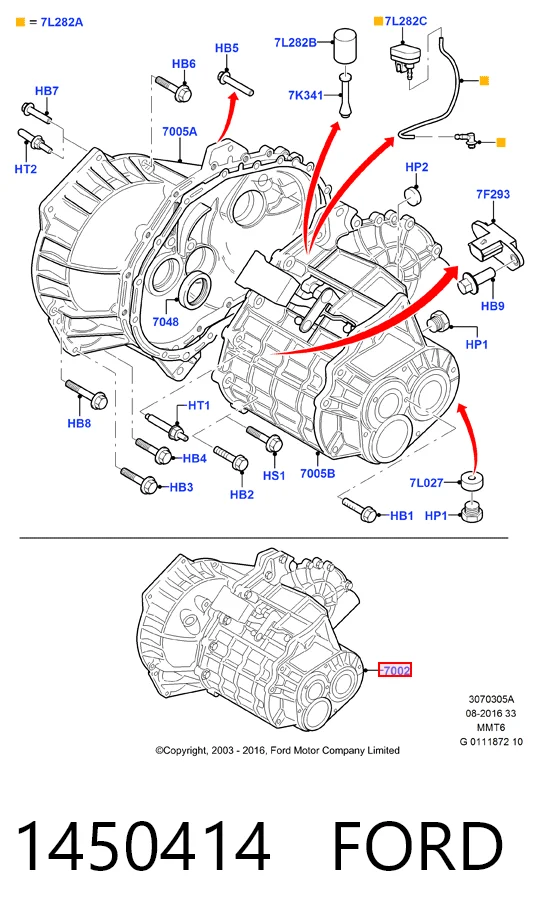 Caixa de Mudança montada (caixa mecânica de velocidades) Ford Galaxy II CA1 WA6