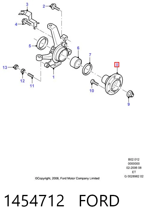 Compre UR6133061 Mazda Cubo dianteiro