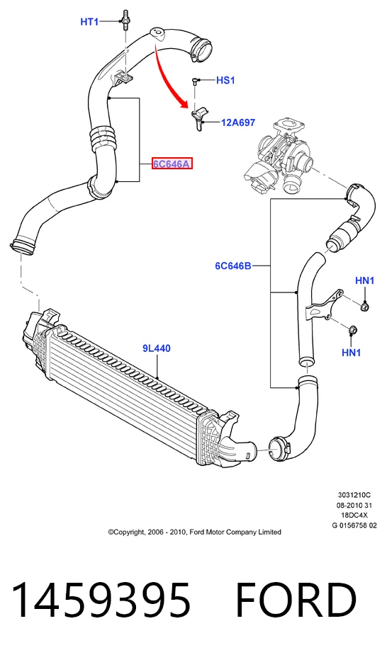 Mangueira (cano derivado) de intercooler Volvo 1521483 preço, a partir de 39,48 USD