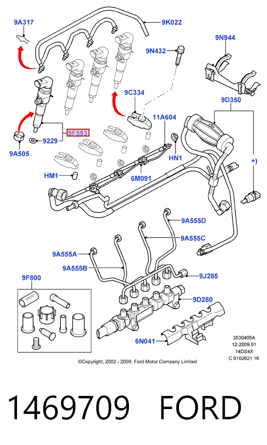 Injetor de injeção de combustível Toyota SU00100836
