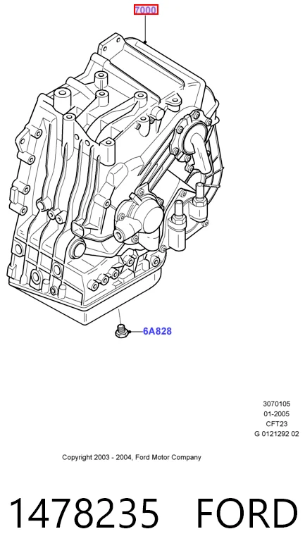 Caixa Automática de Mudança montada para Ford C-Max DM2