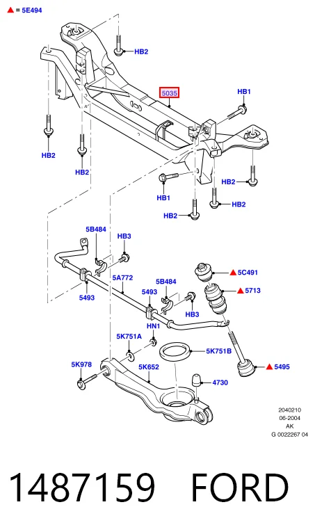 Viga de suspensão traseira (plataforma veicular) Ford Focus I DFW ao melhor preço
