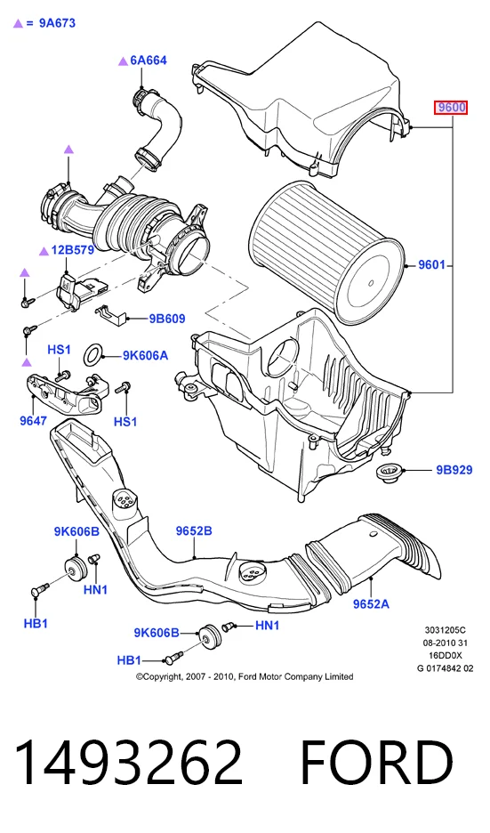 Compre Caixa de filtro de ar Mazda 3 