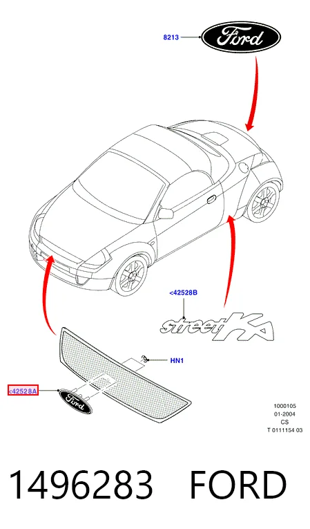 Compre Emblema de tampa de porta-malas (emblema de firma) Ford Mondeo 4