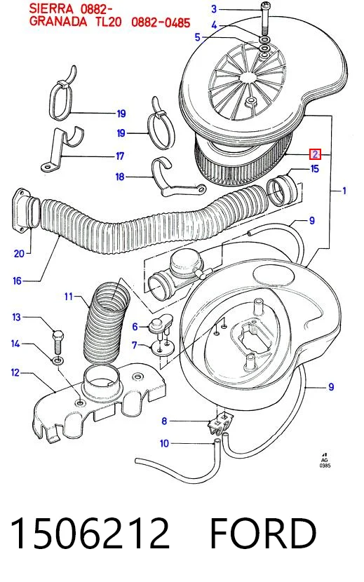  para Ford Taunus  (GBS.GBNS)