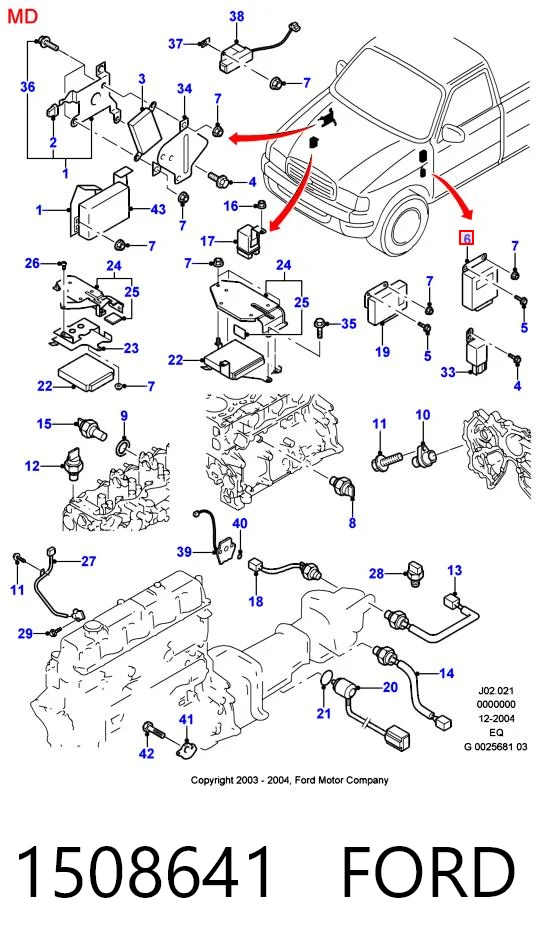 Unidade de conforto para Ford Ranger EQ