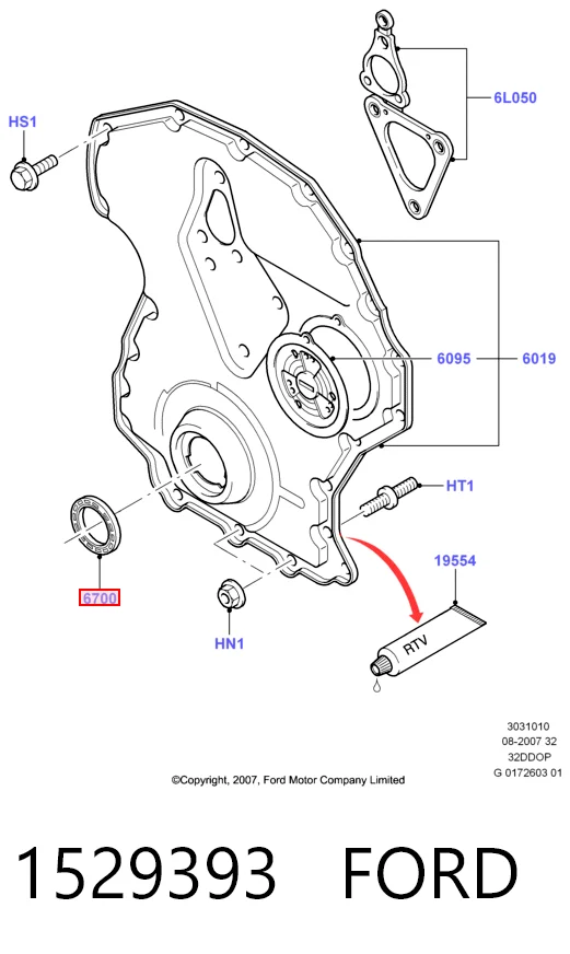 Compre 26780 Elring Vedação dianteira de cambota de motor