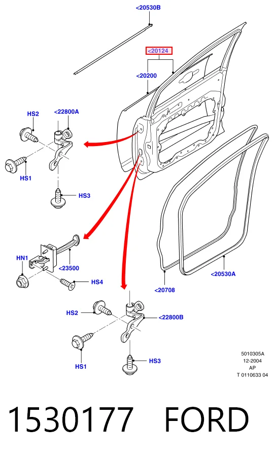 Porta dianteira esquerda Ford C-Max  DM2