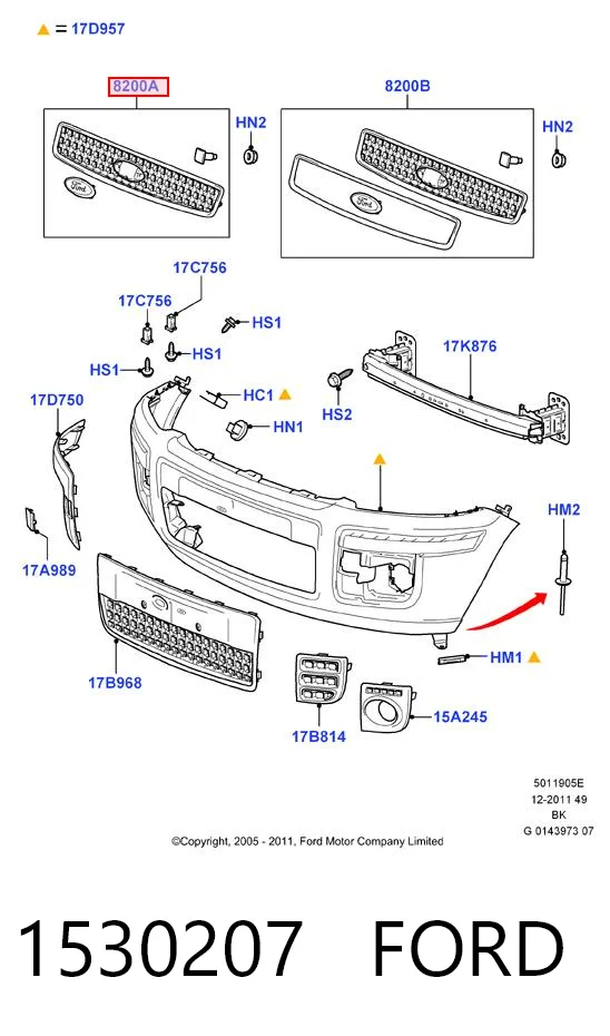  para Ford Fusion  (JU)